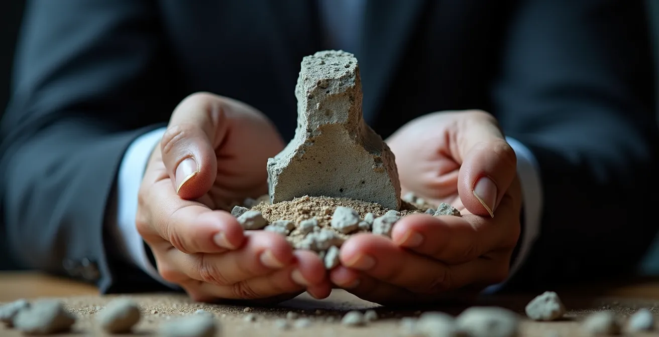 Representación de la erosión moral gradual en empleados de confianza que lleva al fraude