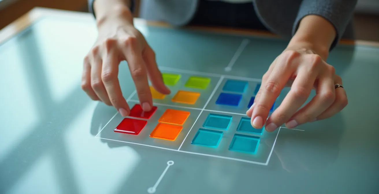 Matriz de análisis 2x2 rentabilidad real versus valor estratégico de los productos