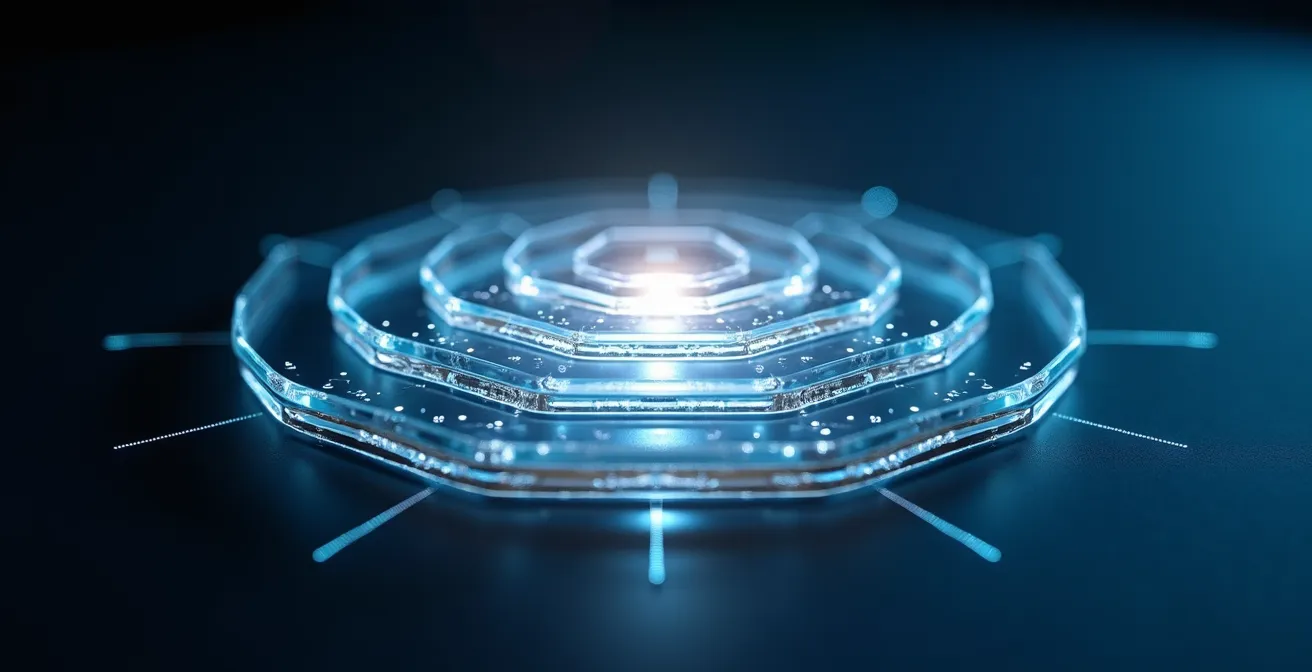 Modelo de responsabilidad compartida en seguridad cloud mostrando capas de protección